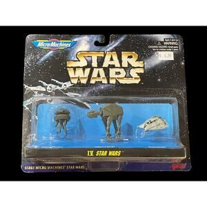 1996 Galoob Star Wars Micro Machines IV Miniature Vehicle Figures Set #65860